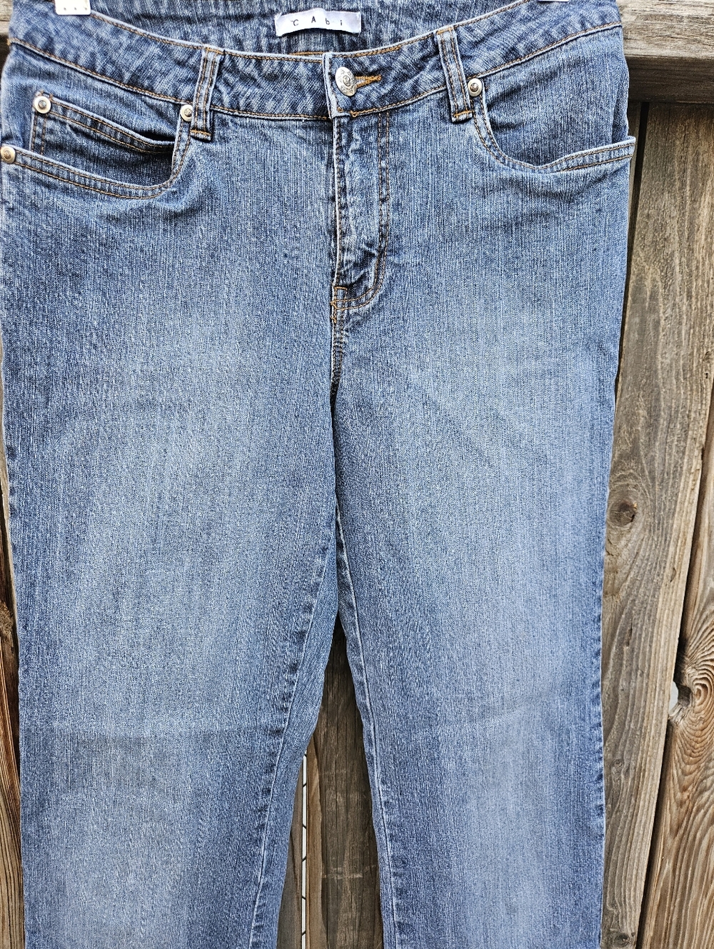 Classic Women's Blue Jeans - Comfortable Everyday Fit Size 8 - Picture 6 of 12